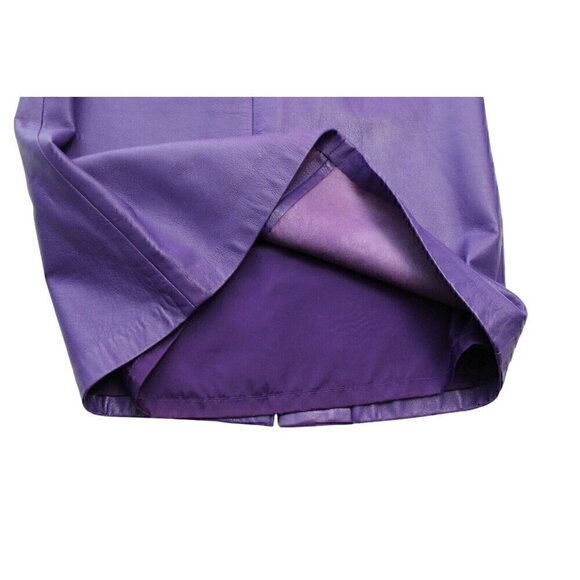 Elegant Purple Midi Skirt - Picture 8 of 9